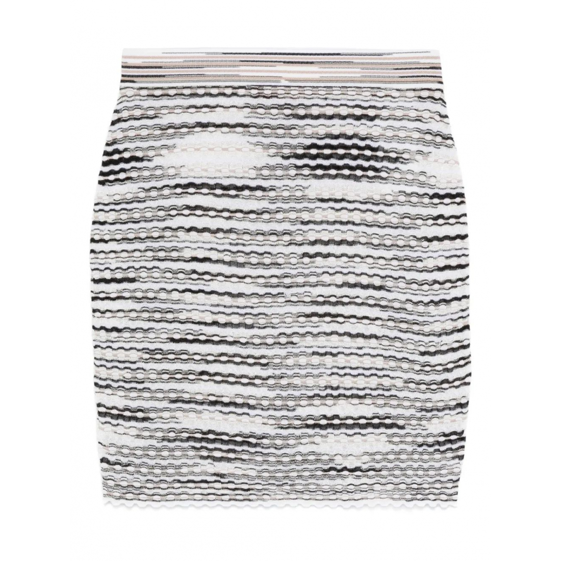 Women's 'Striped Ribbed' Mini Skirt