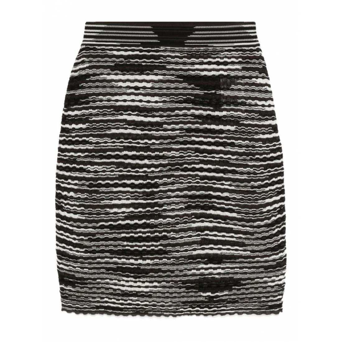 Women's 'Striped Ribbed' Mini Skirt