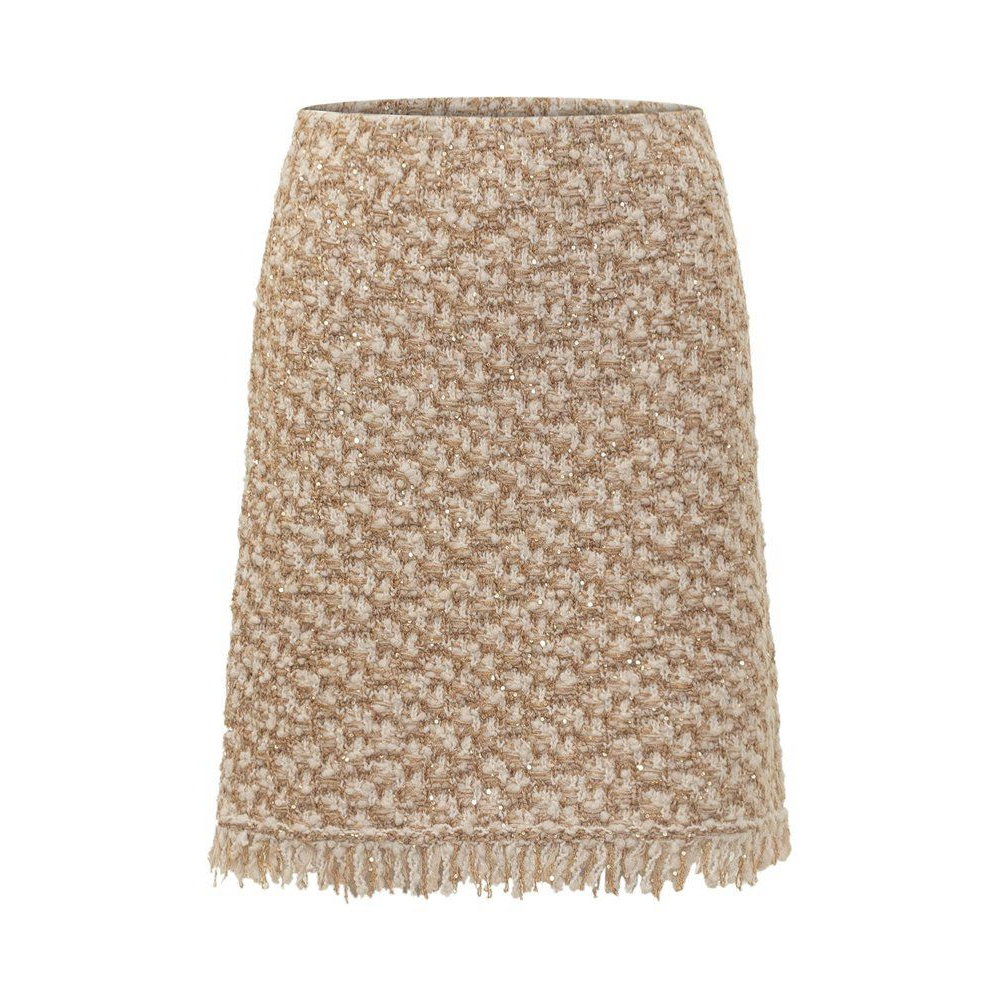 Women's 'Fringed A-Line' Mini Skirt