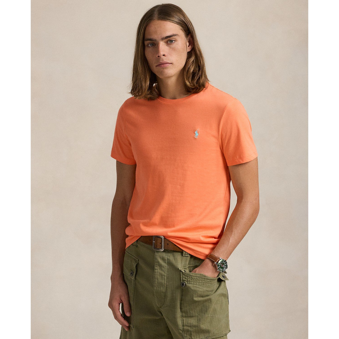 'Classic Fit Crew Neck T-Shirt' pour Hommes