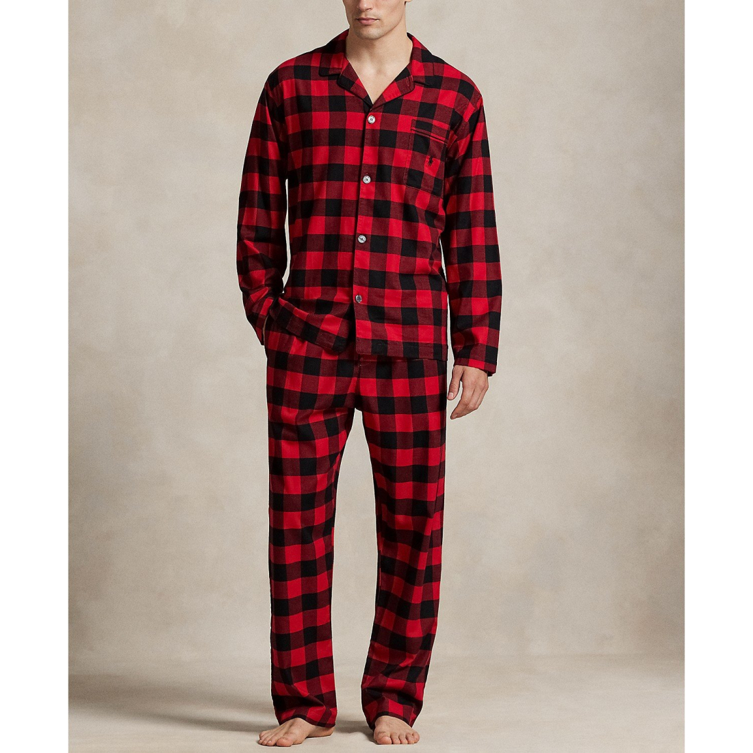 '2-Piece Buffalo Check Sleepwear Set' pour Hommes