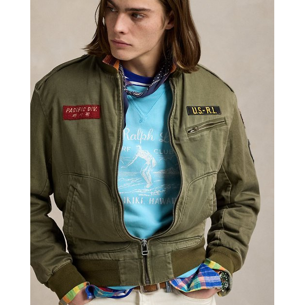 'Sateen Flight Jacket' pour Hommes