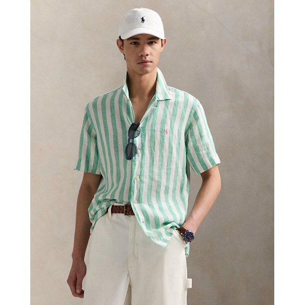 'Classic Fit Linen Shirt' pour Hommes