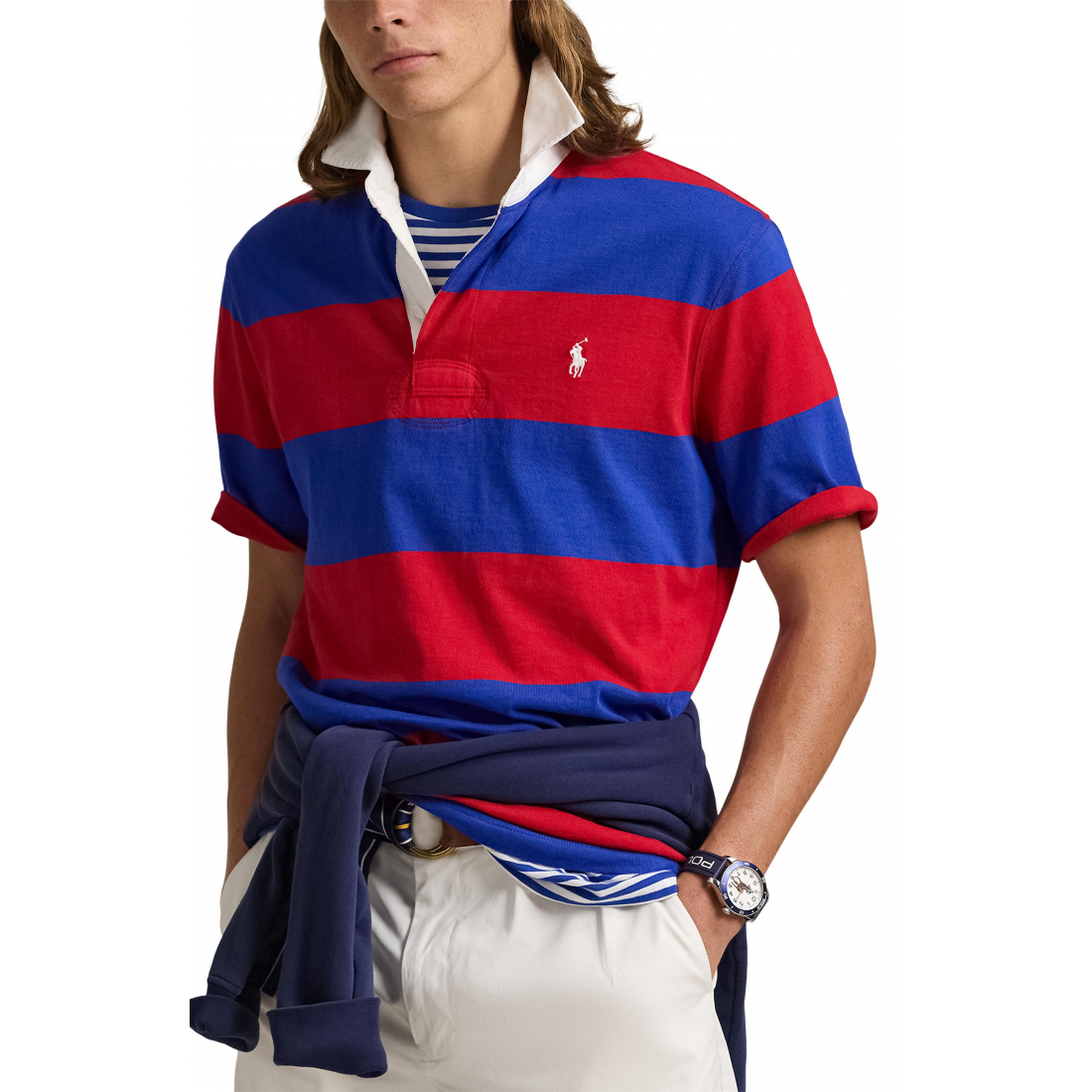 'Stripe Rugby Shirt' pour Hommes