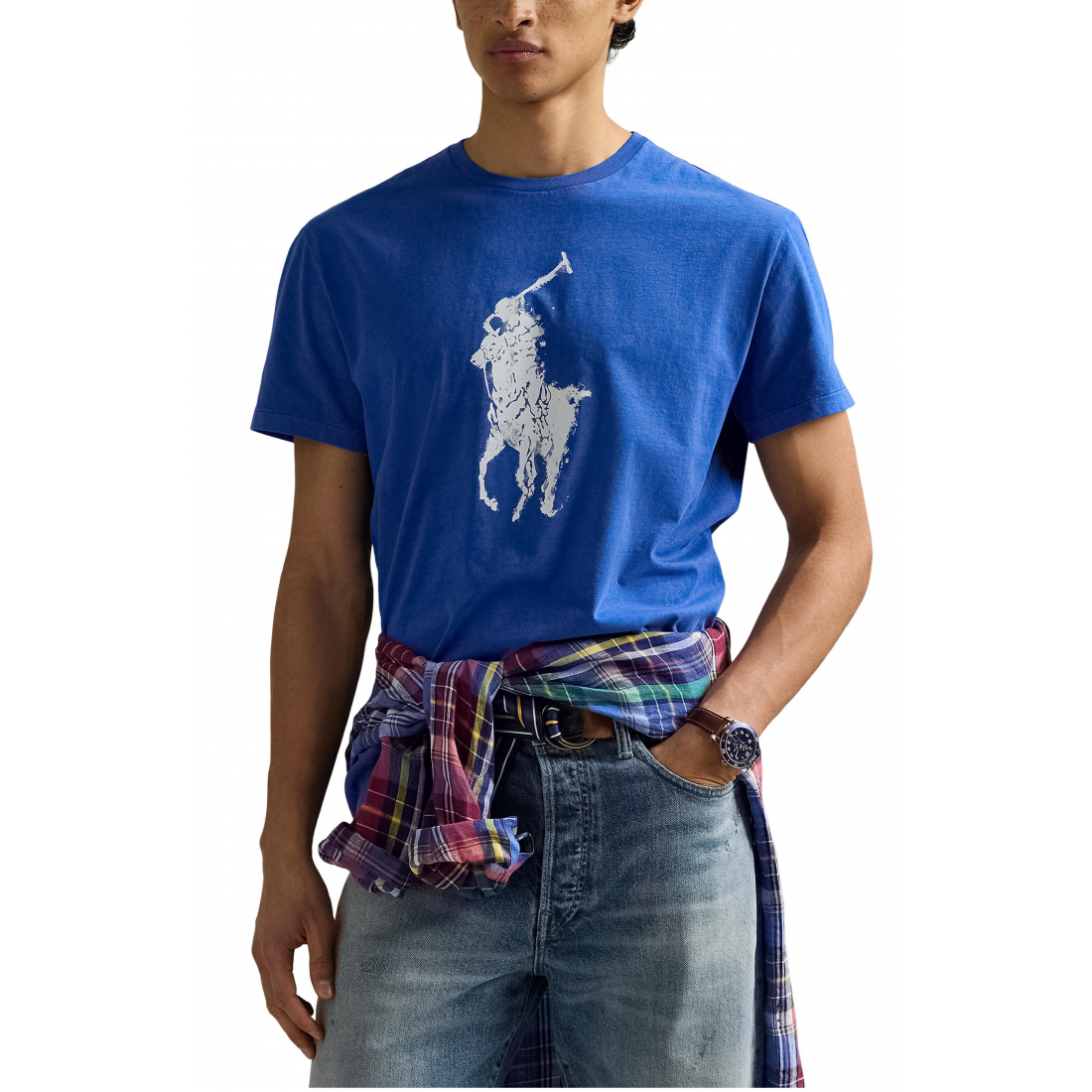 'Jersey Crewneck T-Shirt' pour Hommes