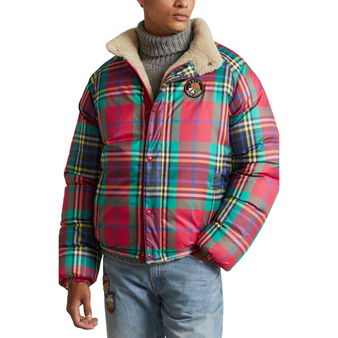 Doudoune en plumes 'Reversible Polo Cookie 650 Fill Power' pour Hommes