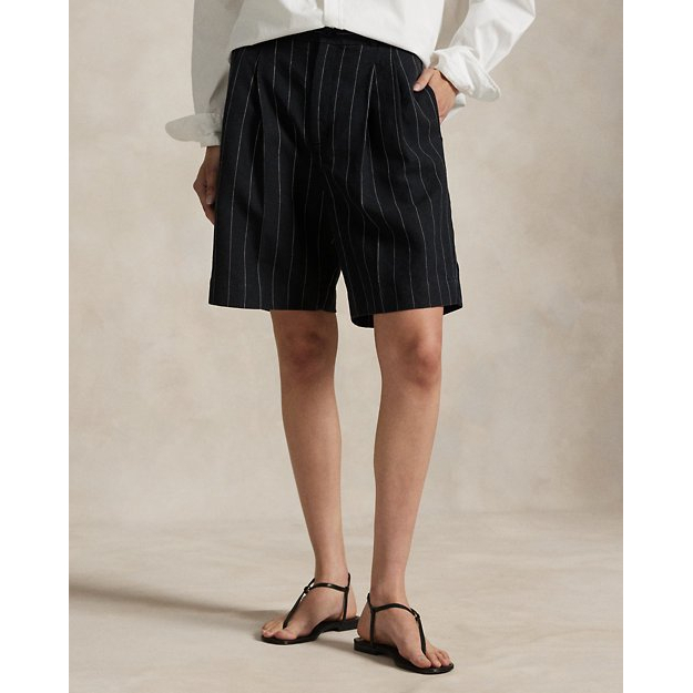 'Long Pinstripe Hemp Short' für Damen