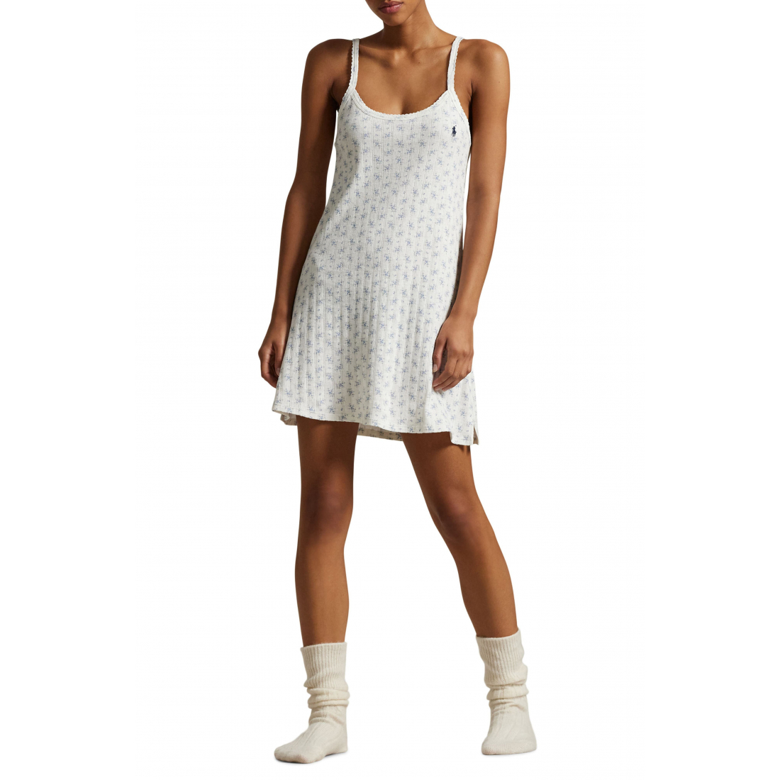 'Pointelle Cotton Chemise' pour Femmes