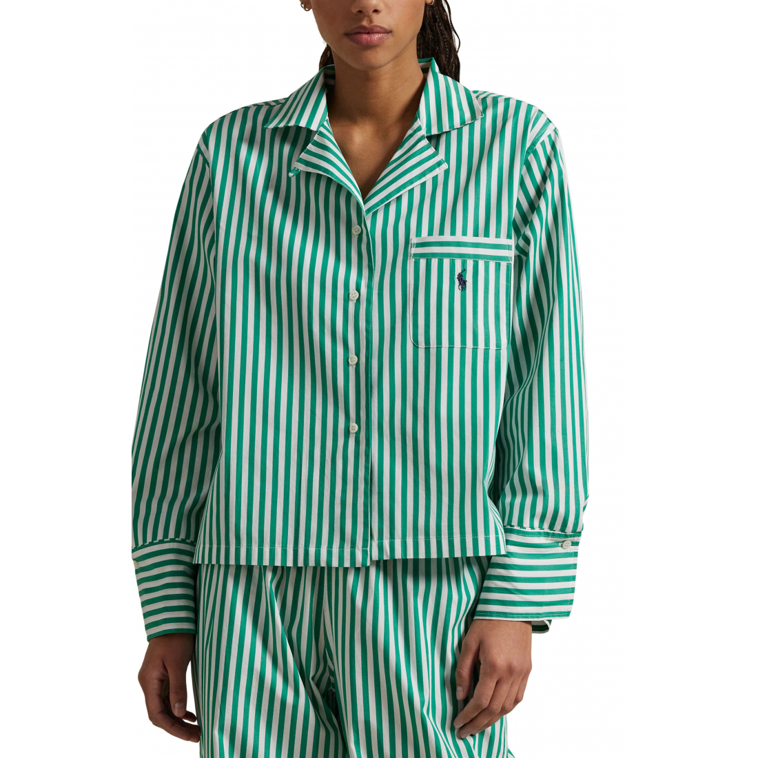 'Cotton Poplin Pajamas' pour Femmes