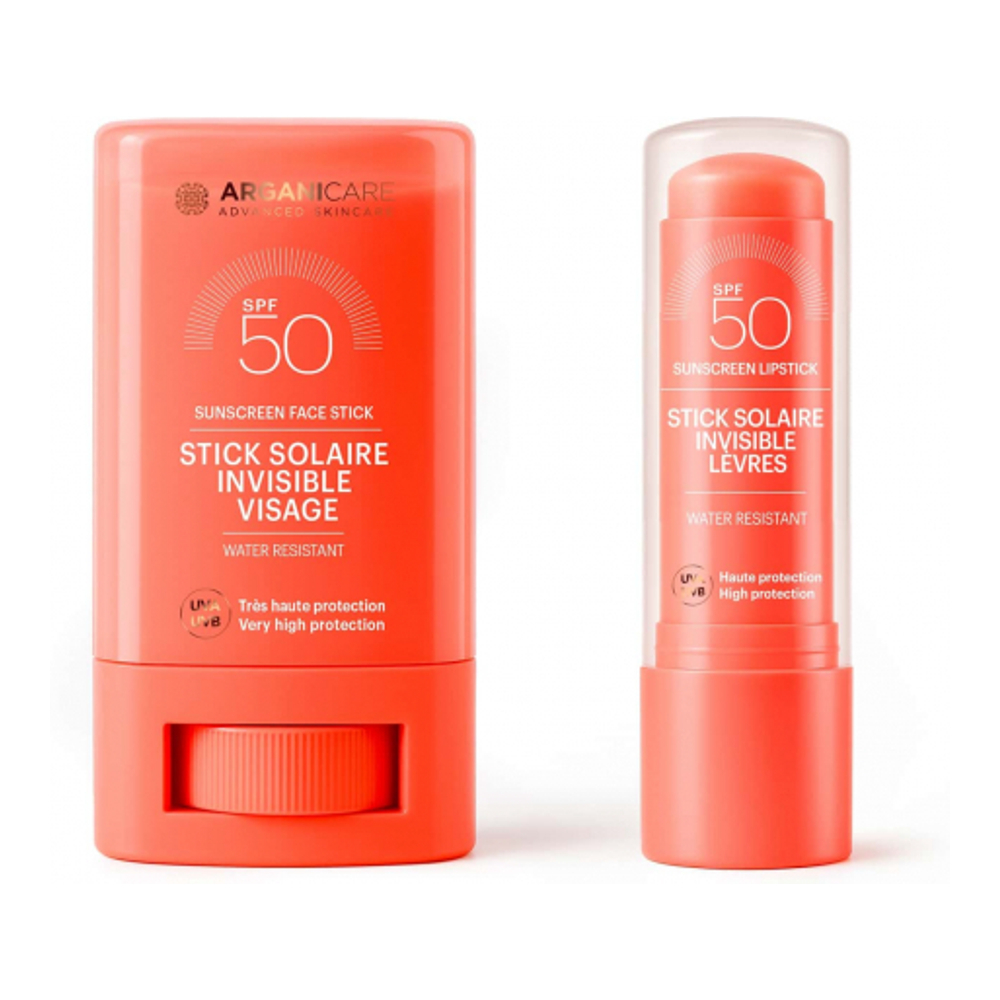 Pack Duo Solaire SPF 50 – Visage & Lèvres