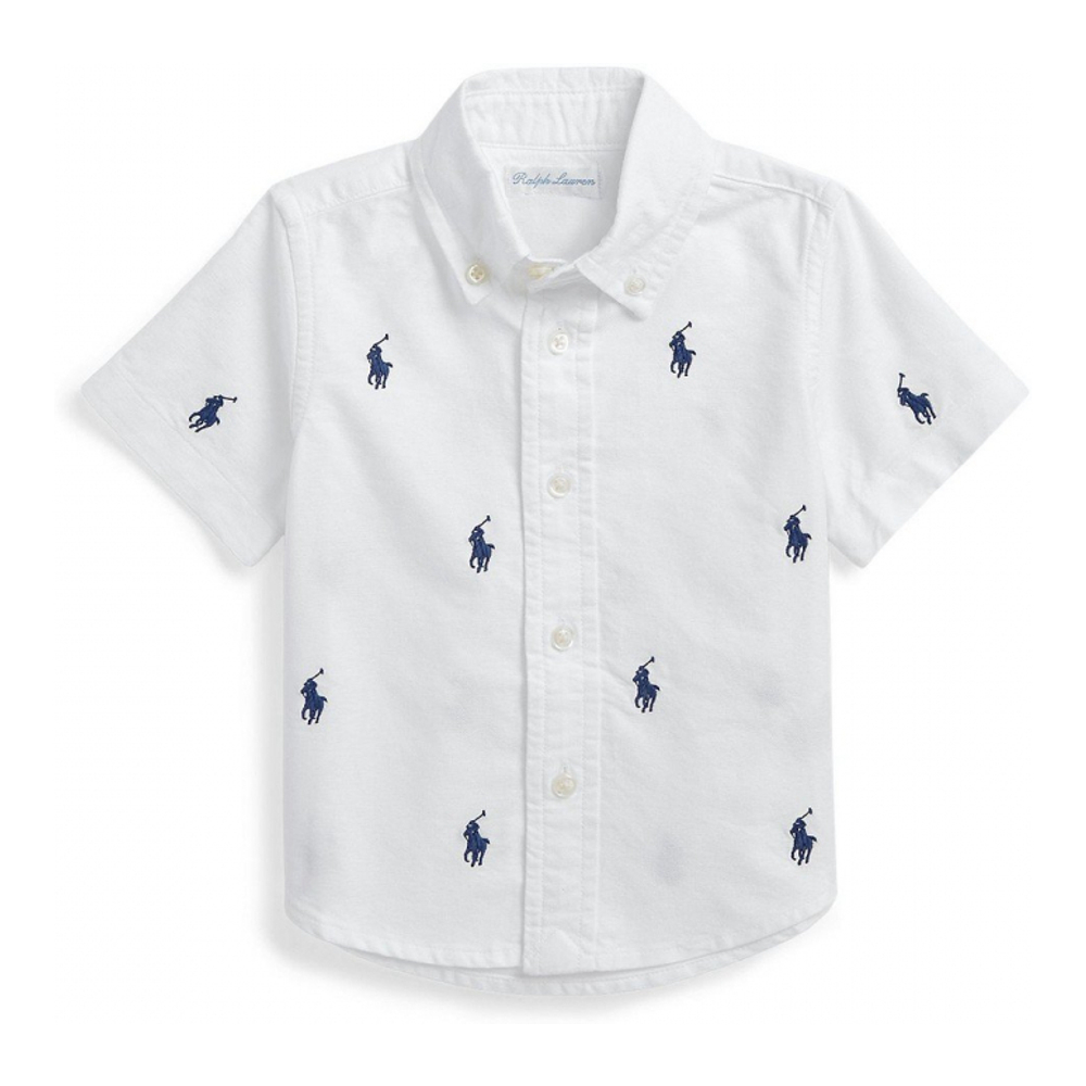 'Pony Oxford Short-Sleeve Shirt' für Baby Jungen