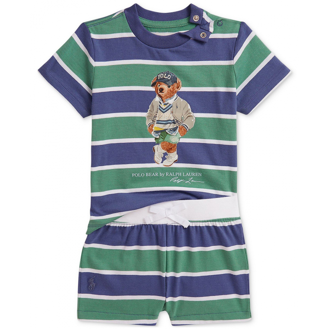 'Polo Bear Tee & Shorts Set' pour Bébés garçons