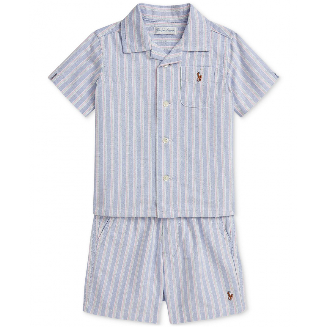 'Cotton Oxford Short Set' pour Bébés garçons