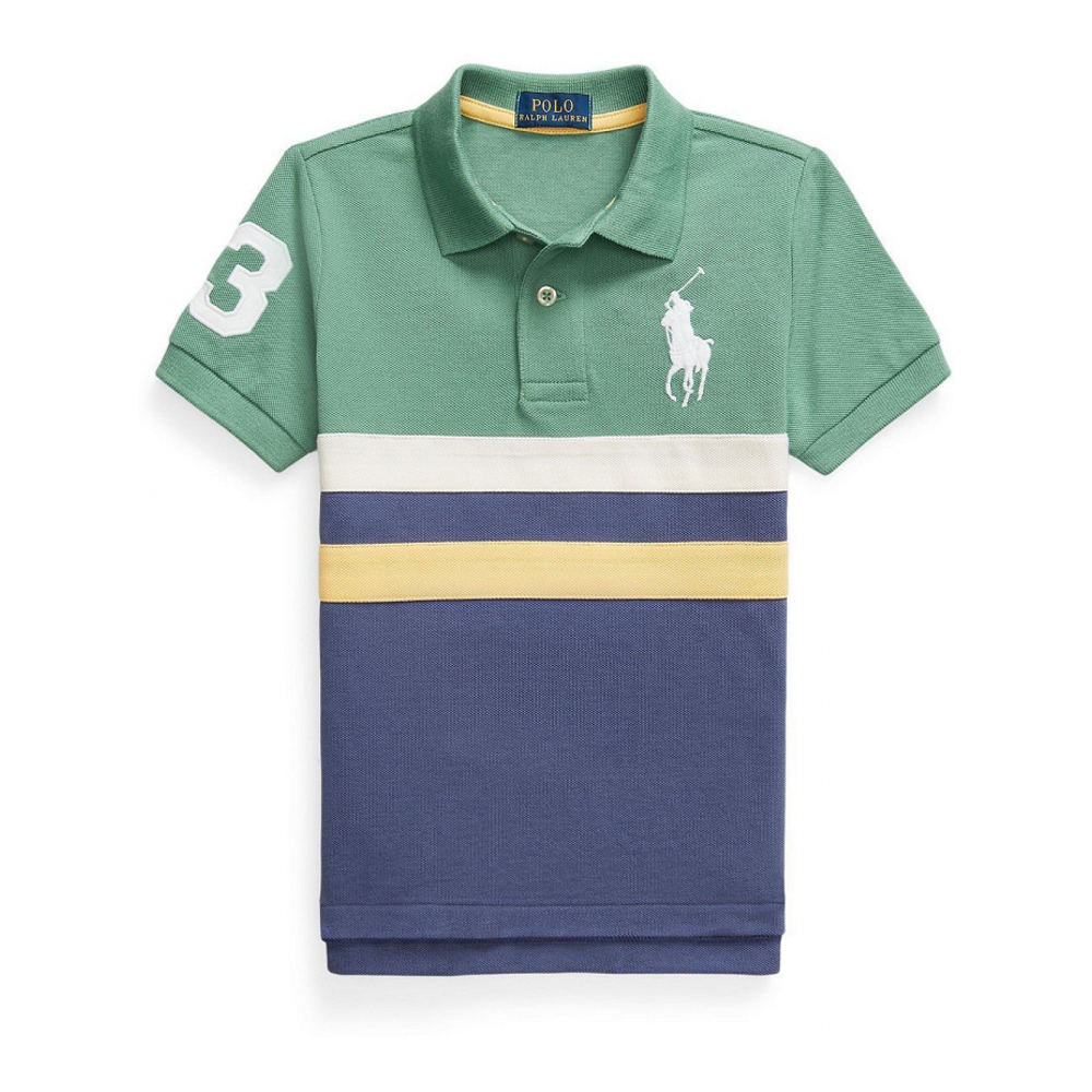 'Big Pony Mesh Polo Shirt' pour Enfant et petit garçon