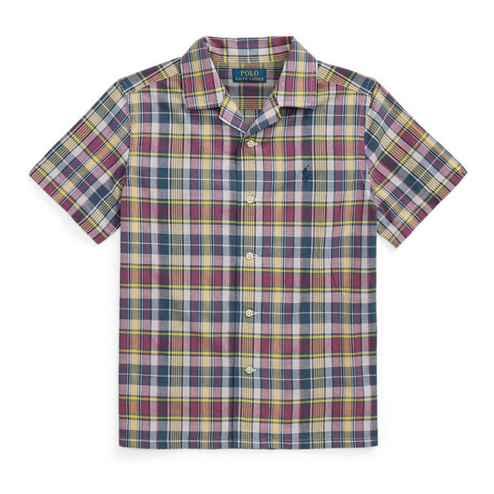 'Plaid Camp Shirt' pour Grands garçons