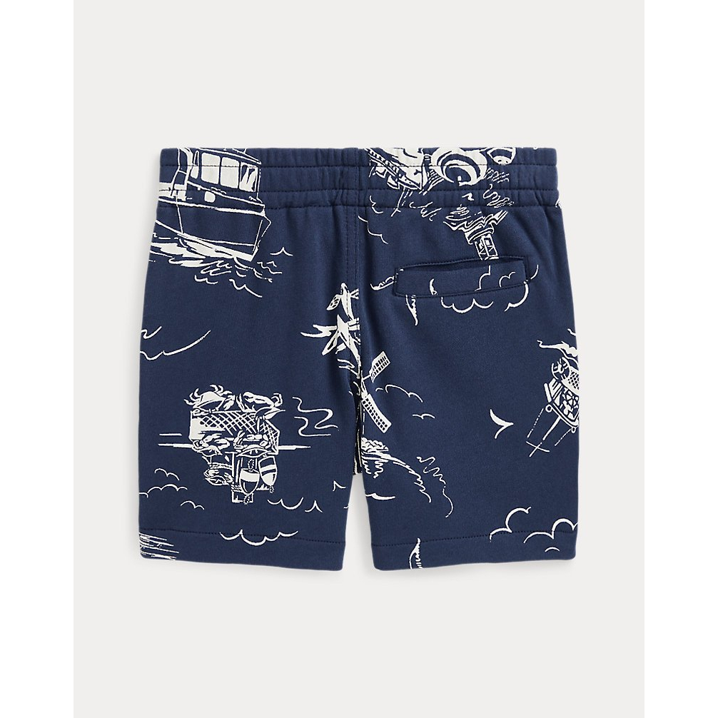 'Nautical-Print Spa Terry Short' pour Petits garçons