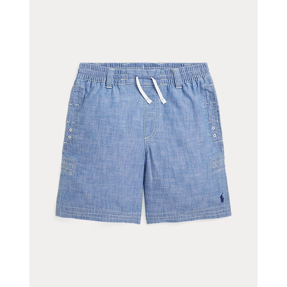 'Indigo Chambray Drawstring Short' pour Garçons