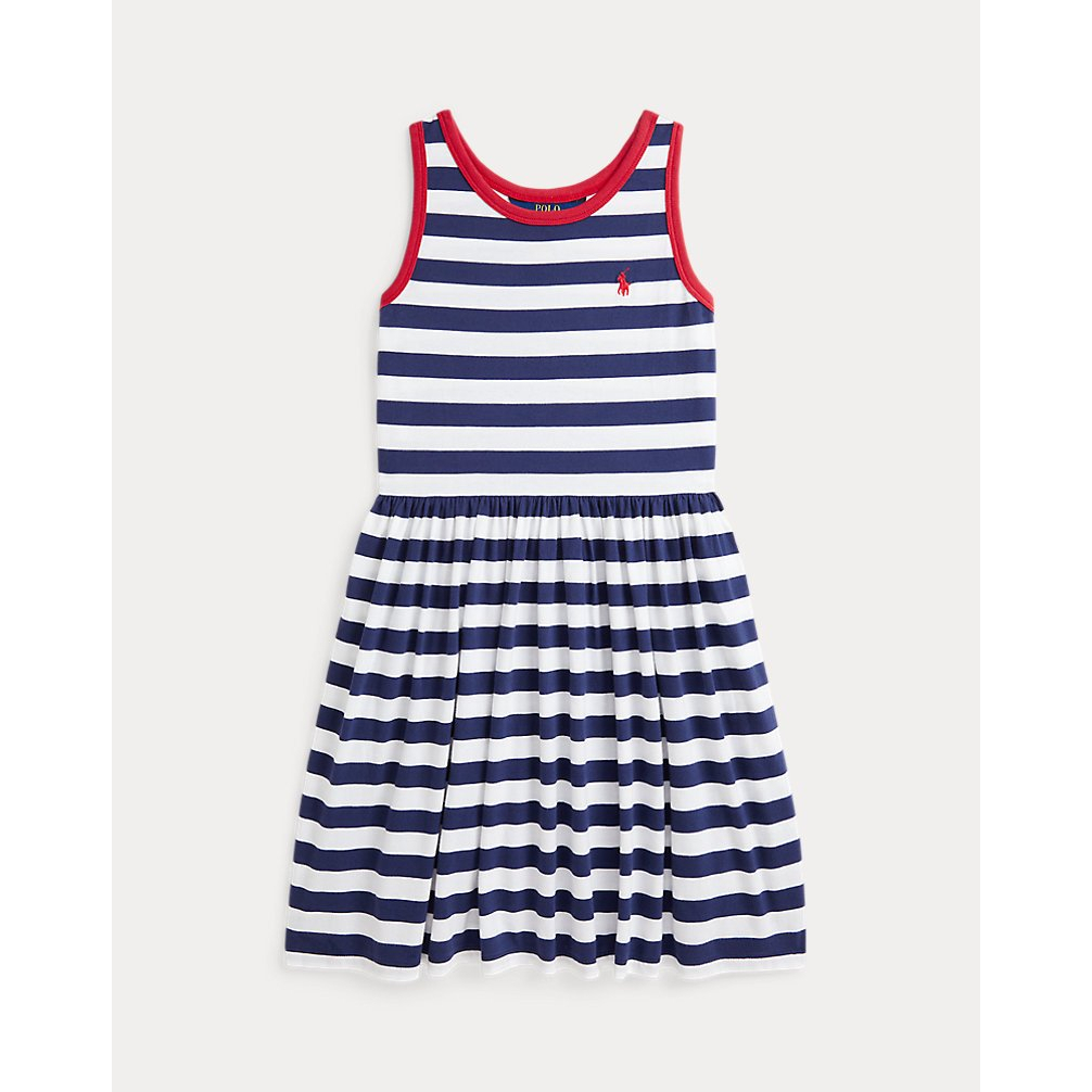 'Striped Cotton Jersey Dress' pour Grandes filles
