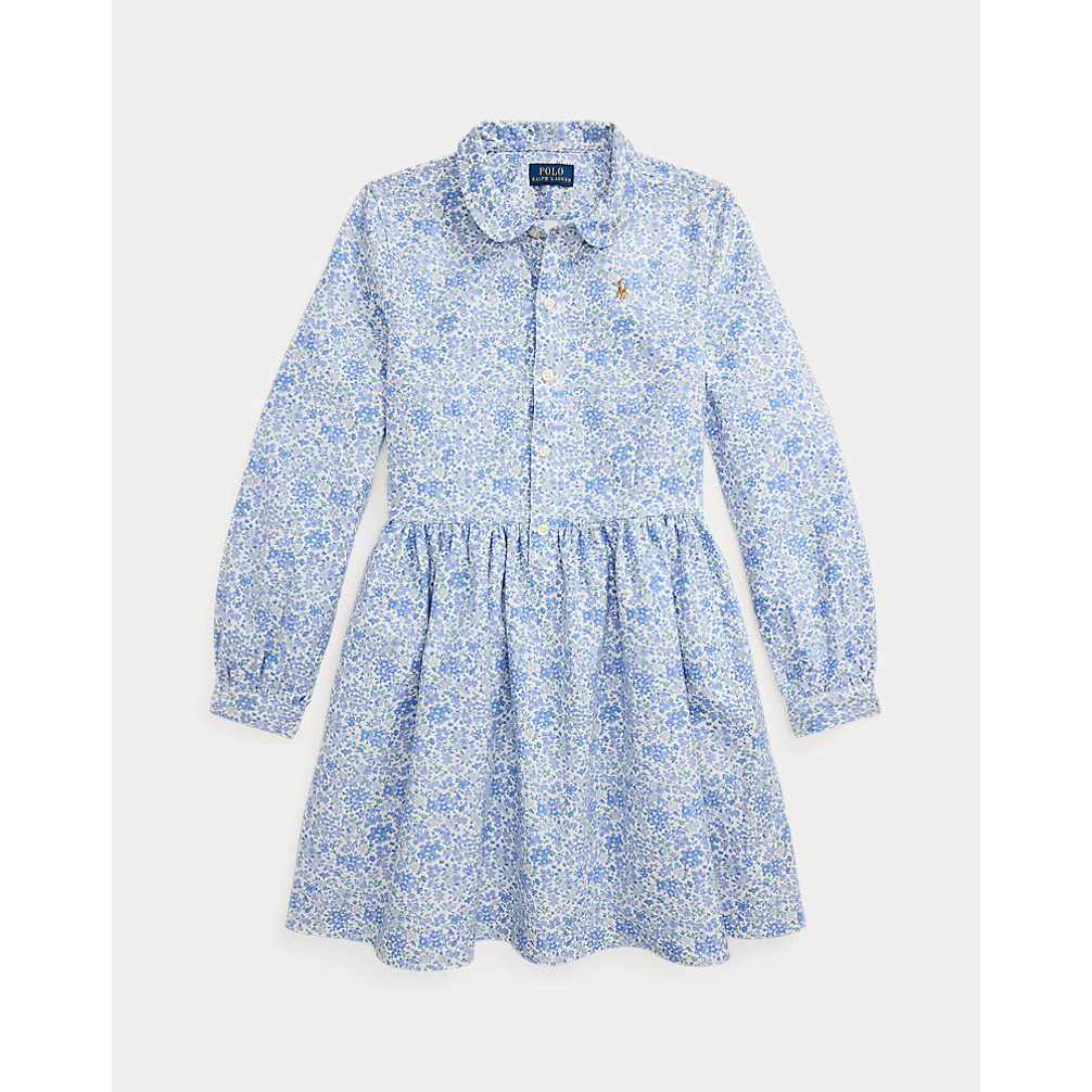 'Floral Cotton Oxford Shirtdress' pour Grandes filles