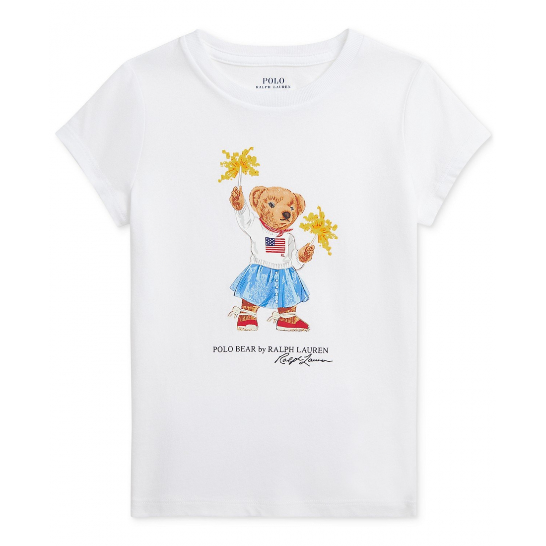 'Toddler & Little Girls Polo Bear Cotton Jersey Tee' pour Filles