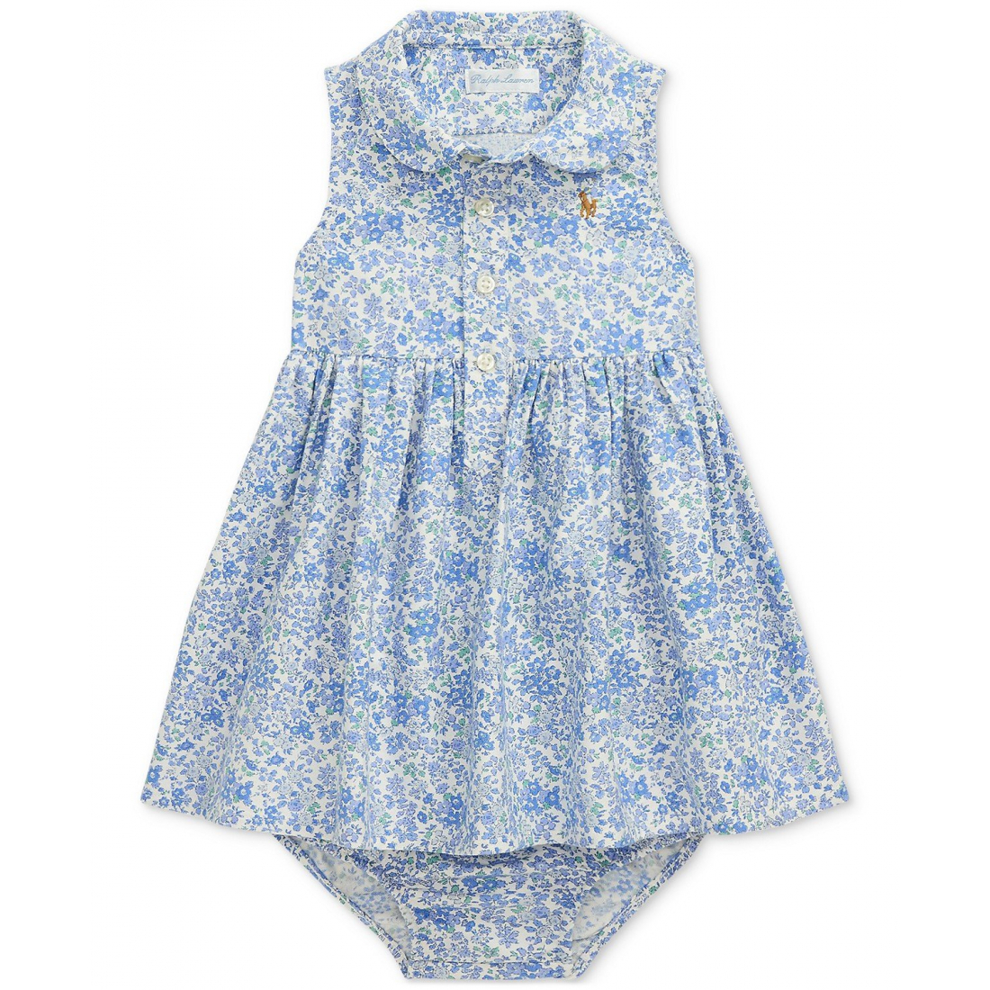 'Baby Girls Cotton Oxford Dress' pour Filles