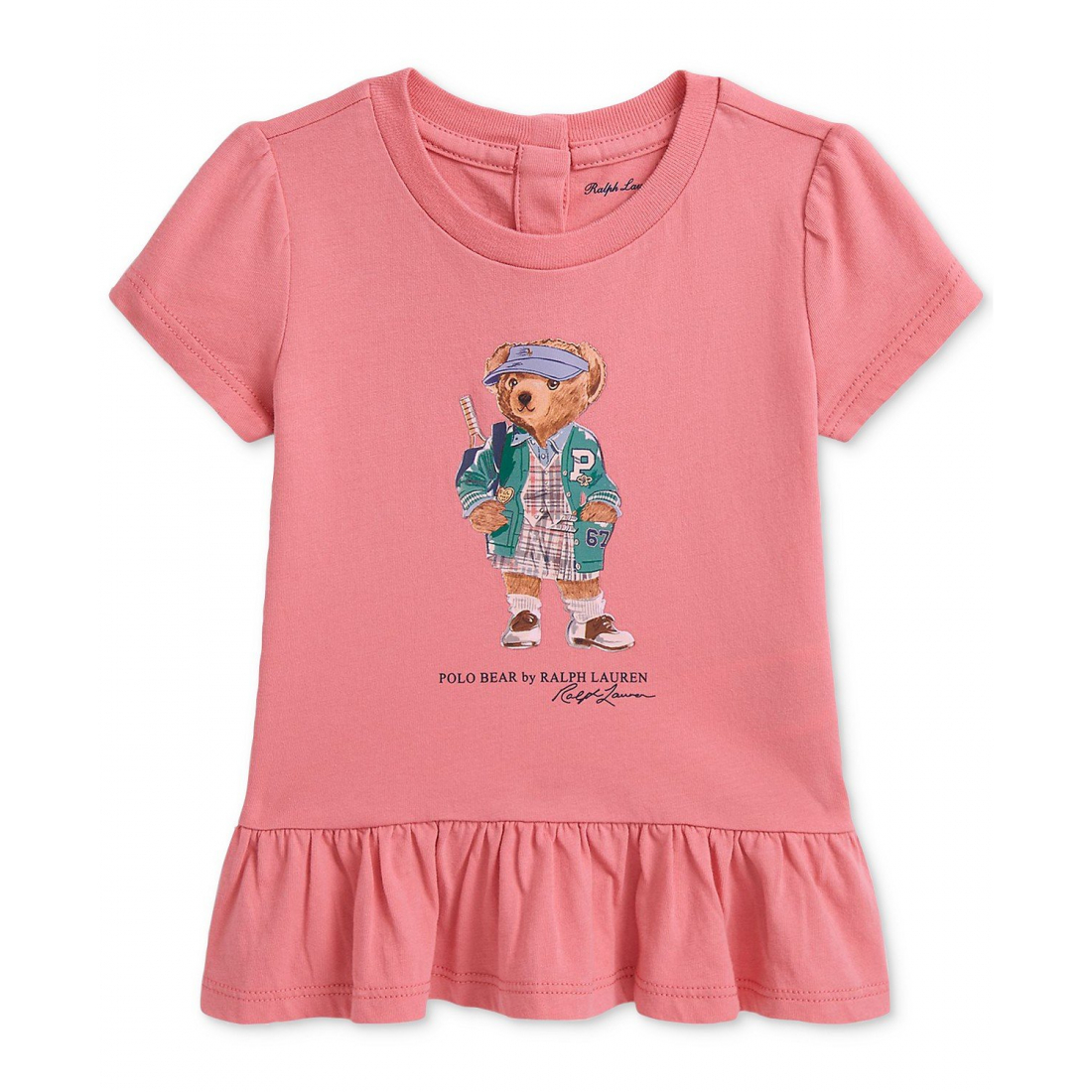 'Baby Girls Cotton Peplum Tee' pour Filles