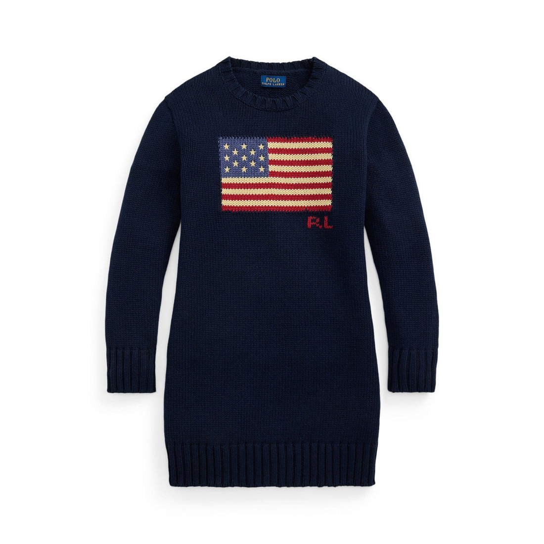 'Big Girls Flag-Intarsia Sweater Dress' pour Grandes filles
