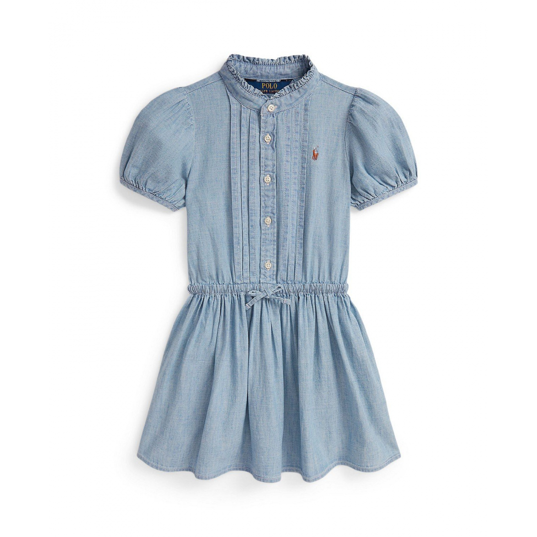 'Toddler and Little Girls Indigo Chambray Dress' pour Filles