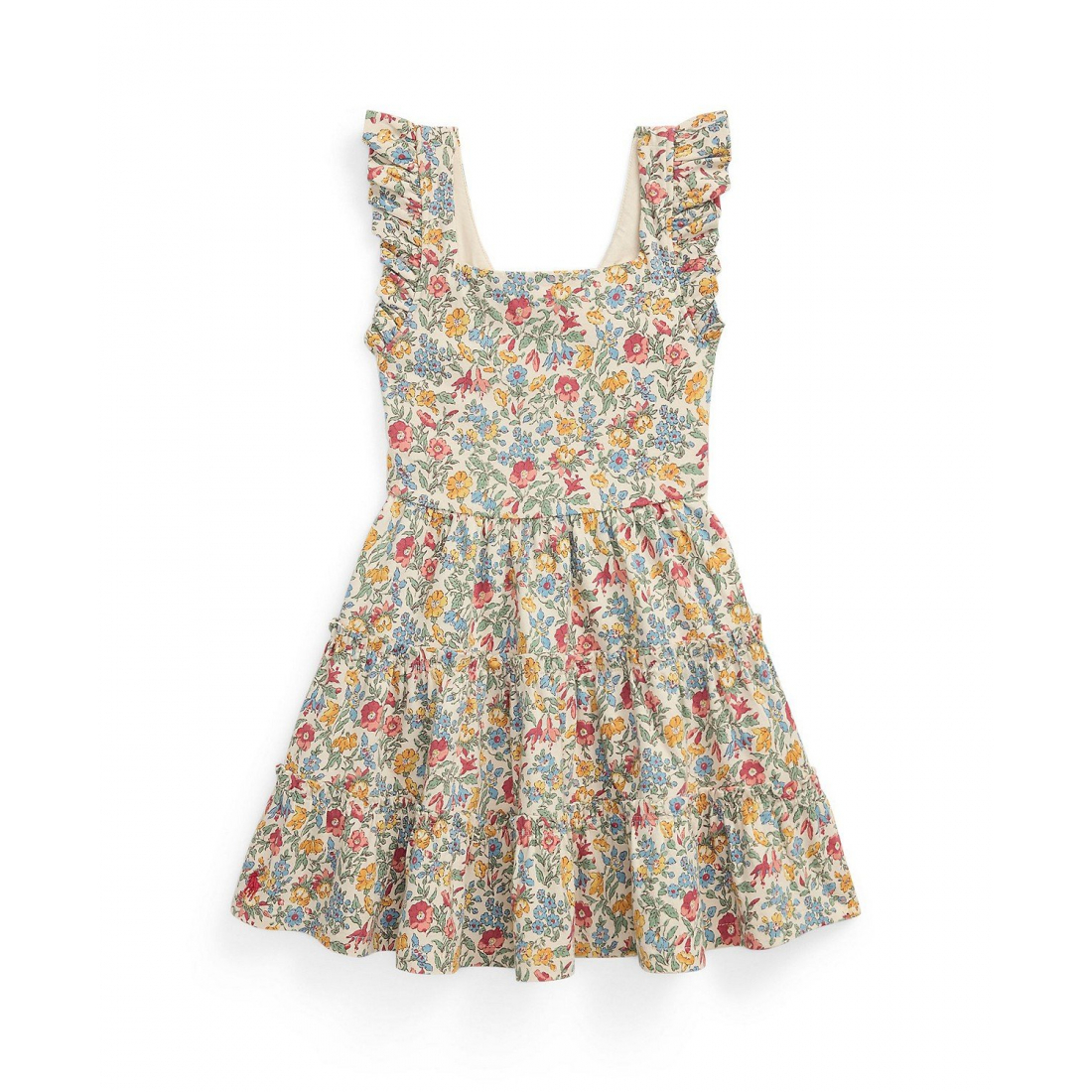 'Toddler and Little Girls Floral Ruffled Dress' pour Filles