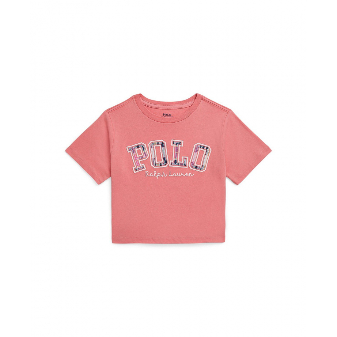 'Logo Jersey Boxy T-Shirt' pour Filles