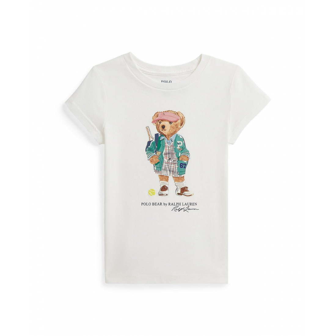 'Toddler and Little Girls Polo Bear Jersey T-Shirt' pour Filles