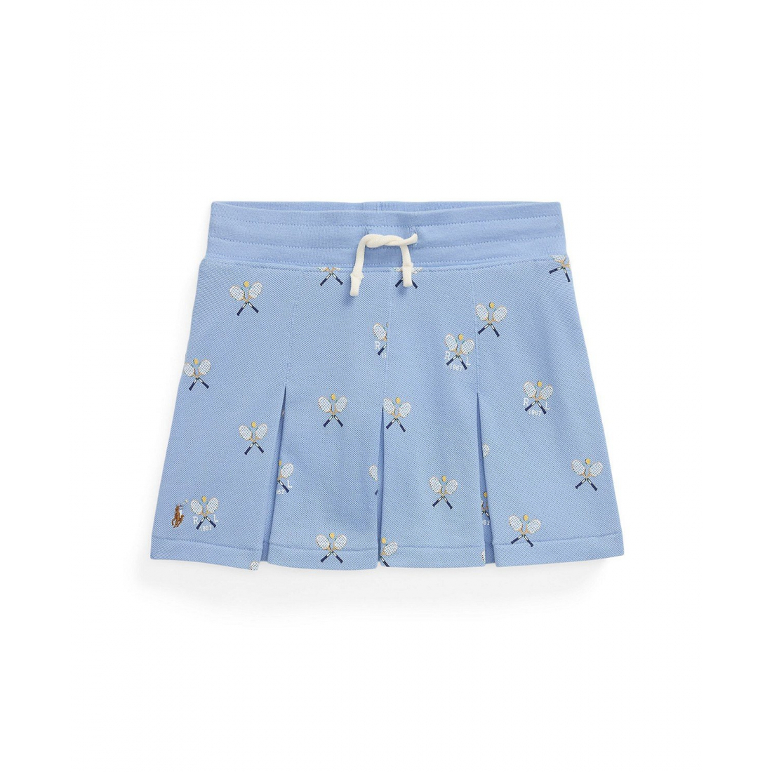 'Toddler and Little Girls Tennis Print Stretch Mesh Skirt' pour Filles
