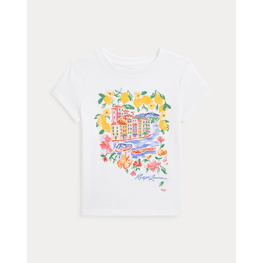 Little Girl's 'Cotton Jersey Graphic Tee'