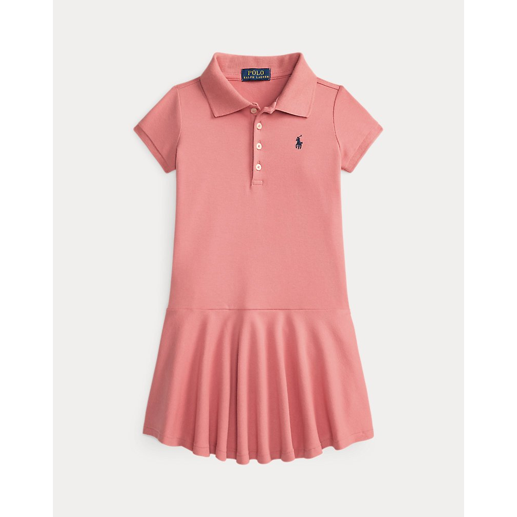 'Stretch Mesh Polo Dress' pour Filles