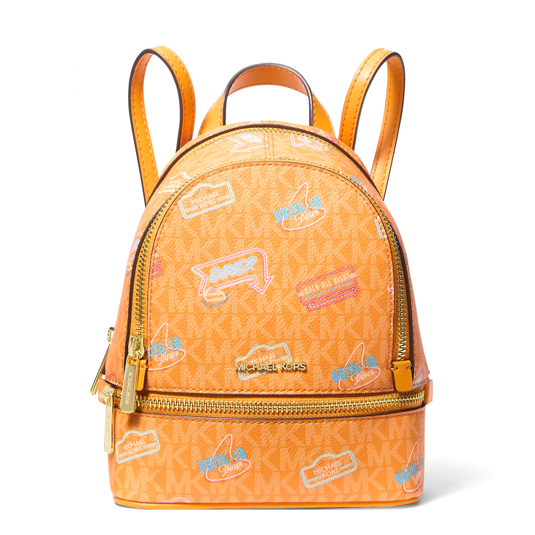 Women's 'Rhea Extra-Small Printed Signature Logo' Backpack