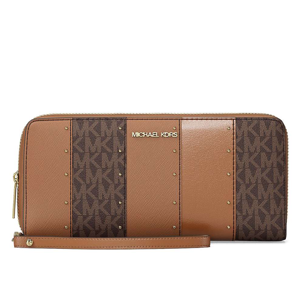 'Jet Set Large Studded Patchwork and Signature Logo Continental' Portemonnaie für Damen