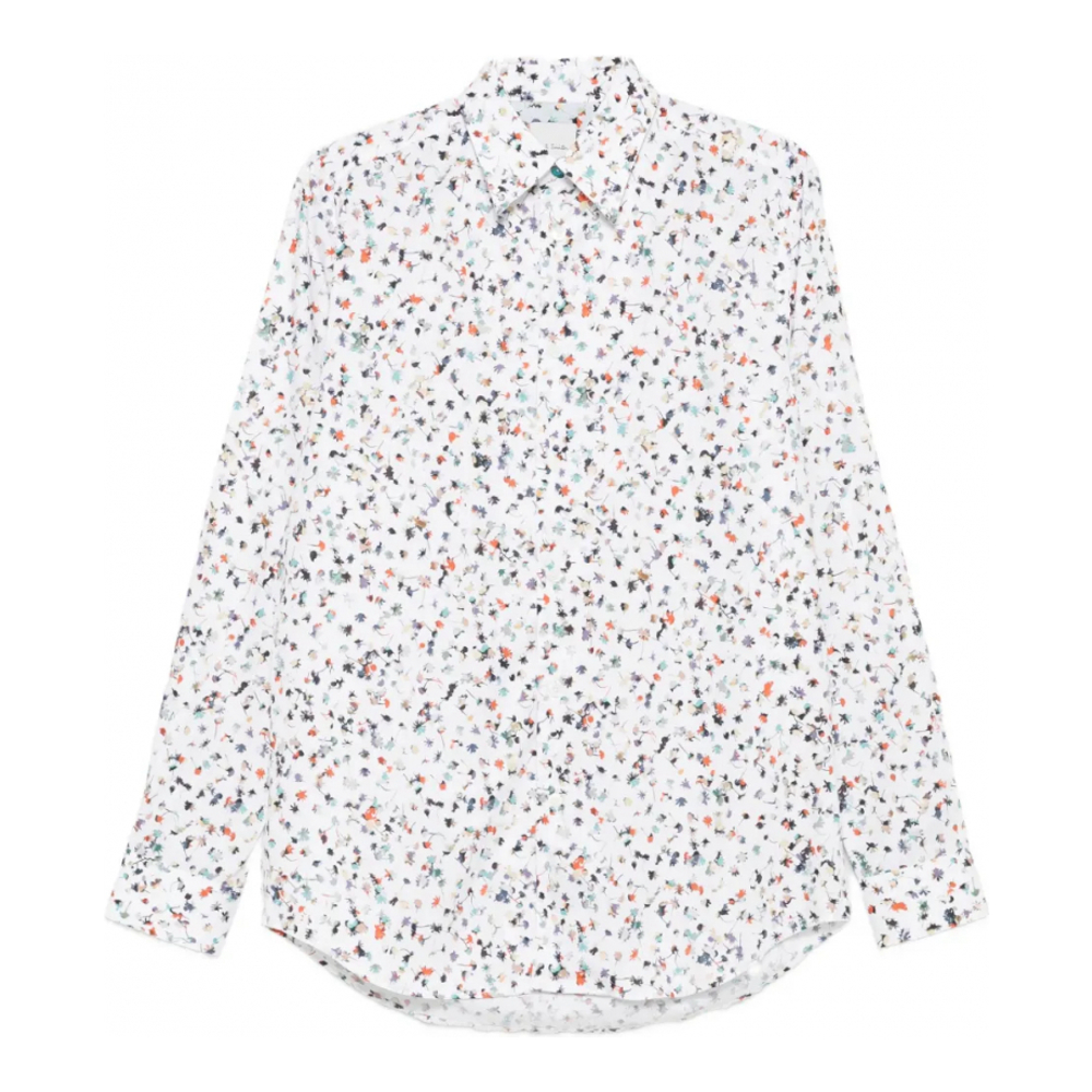 'Floral-Print' Hemd für Herren