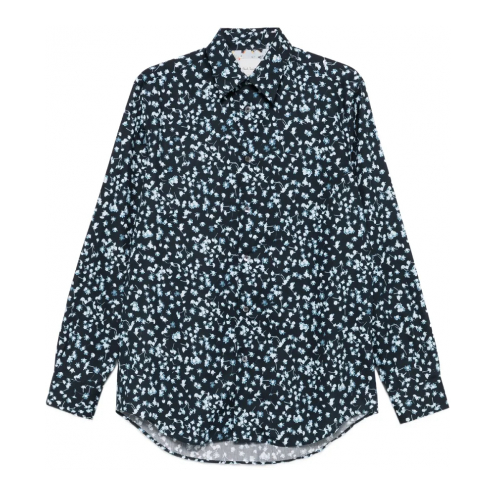 Chemise 'Floral-Print' pour Hommes
