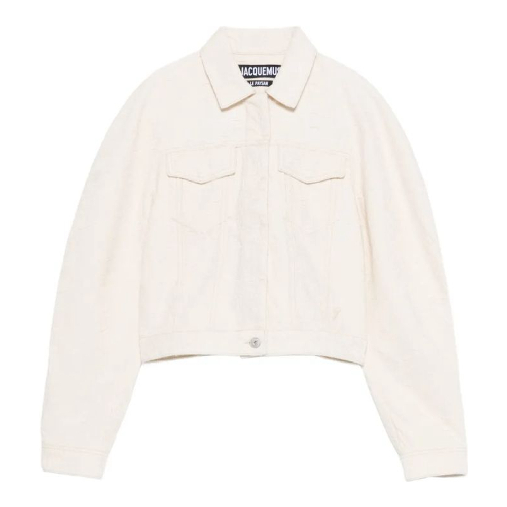 Veste en jeans 'Le Ovalo De-Nîmes Cropped' pour Femmes