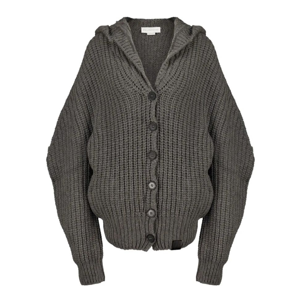 Cardigan 'Hooded Ribbed' pour Femmes