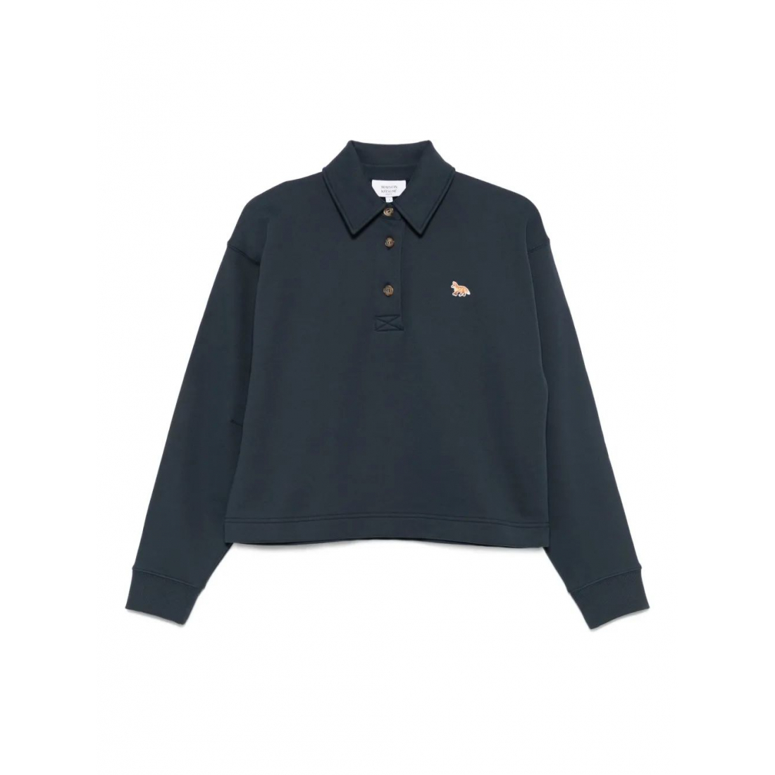 Polo manches longues 'Fox-Embroidered' pour Femmes