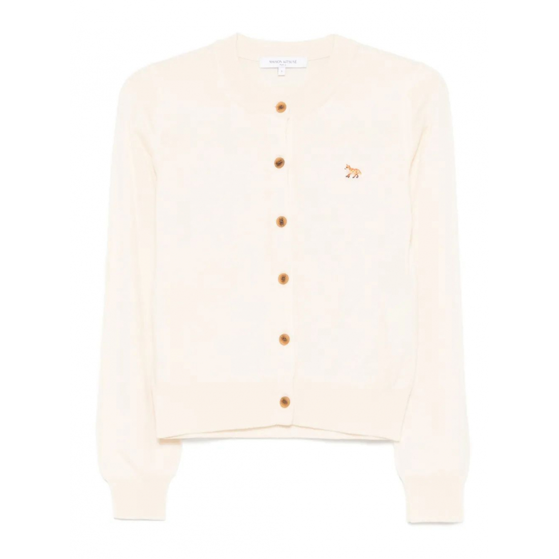 Women's 'Fox-Embroidered Buttoned' Cardigan