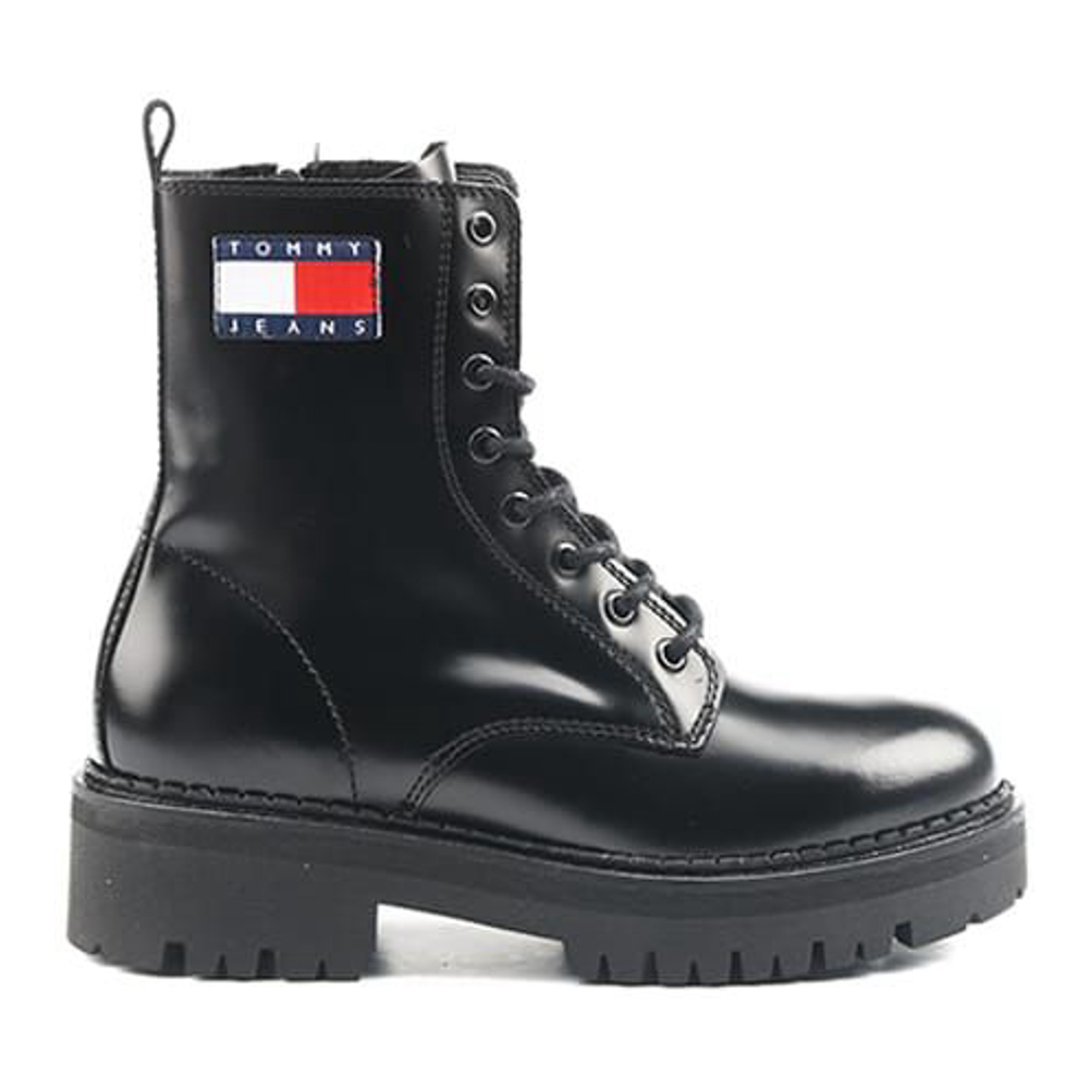 Bottines 'Lace-Up With Zipper' pour Femmes