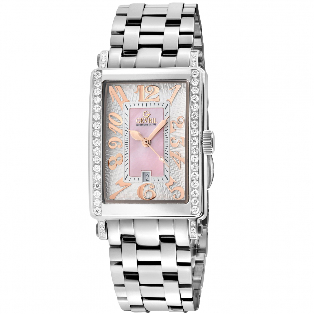 Montre 'Avenue of Americas Mini Diamond' Quartz Suisse pour Femmes