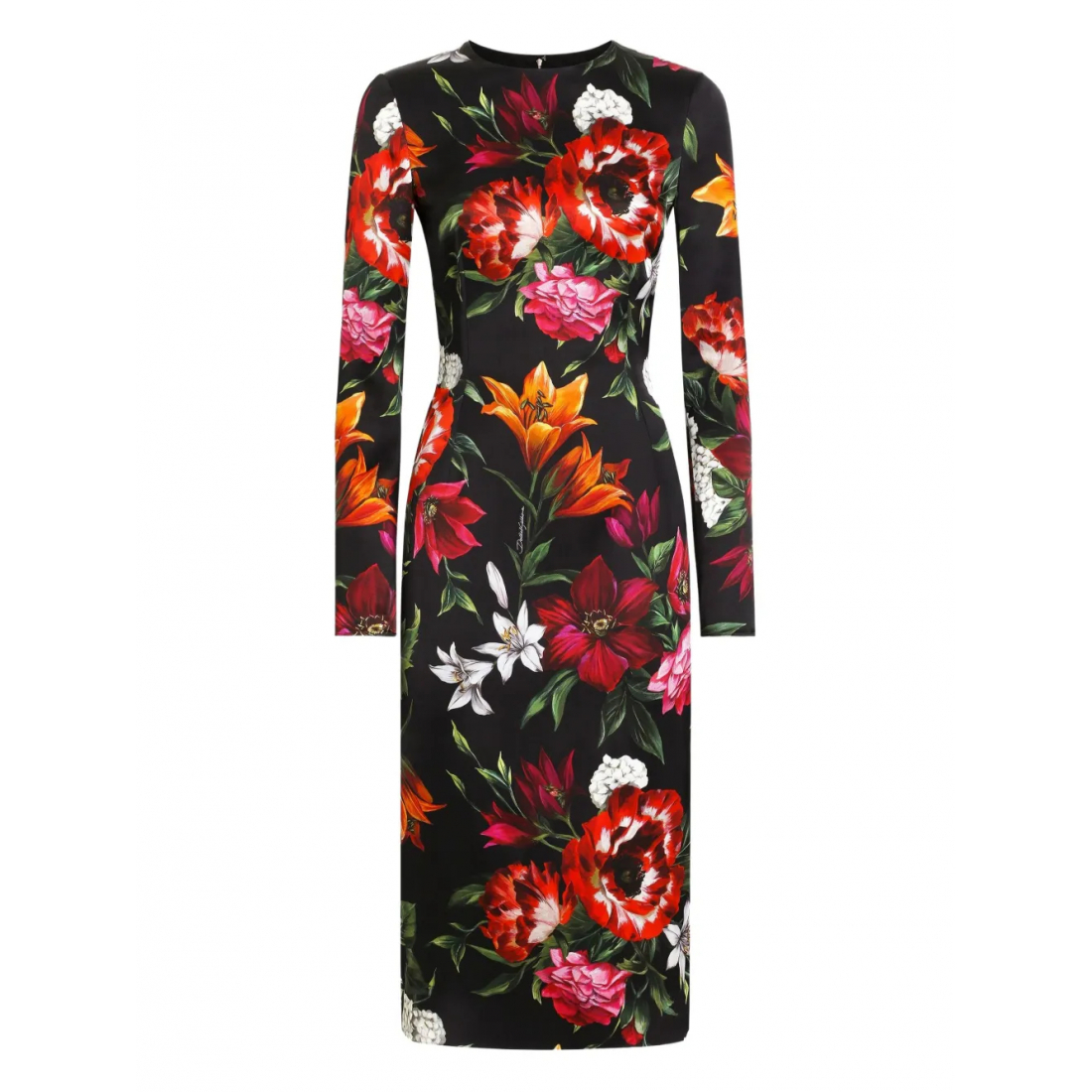 Robe Midi 'Floral-Print' pour Femmes