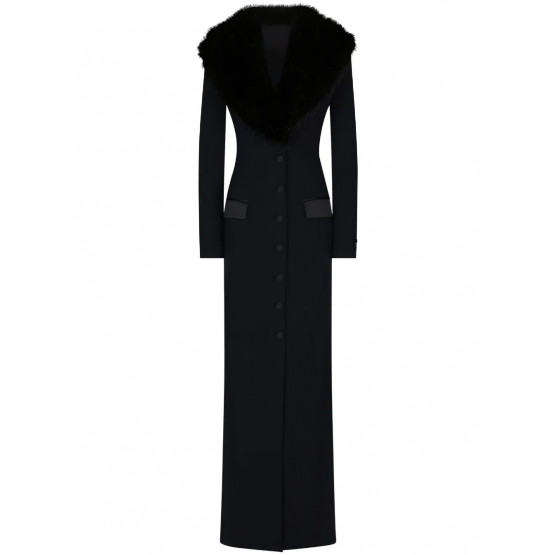 Manteau 'Single-Breasted Fitted-Waist' pour Femmes