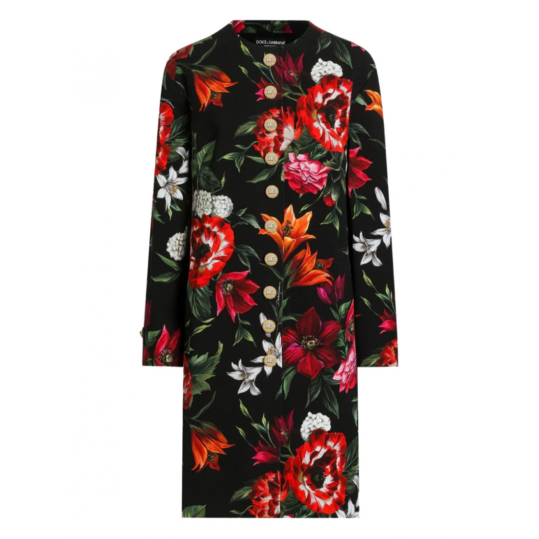 'Floral-Print' Mantel für Damen