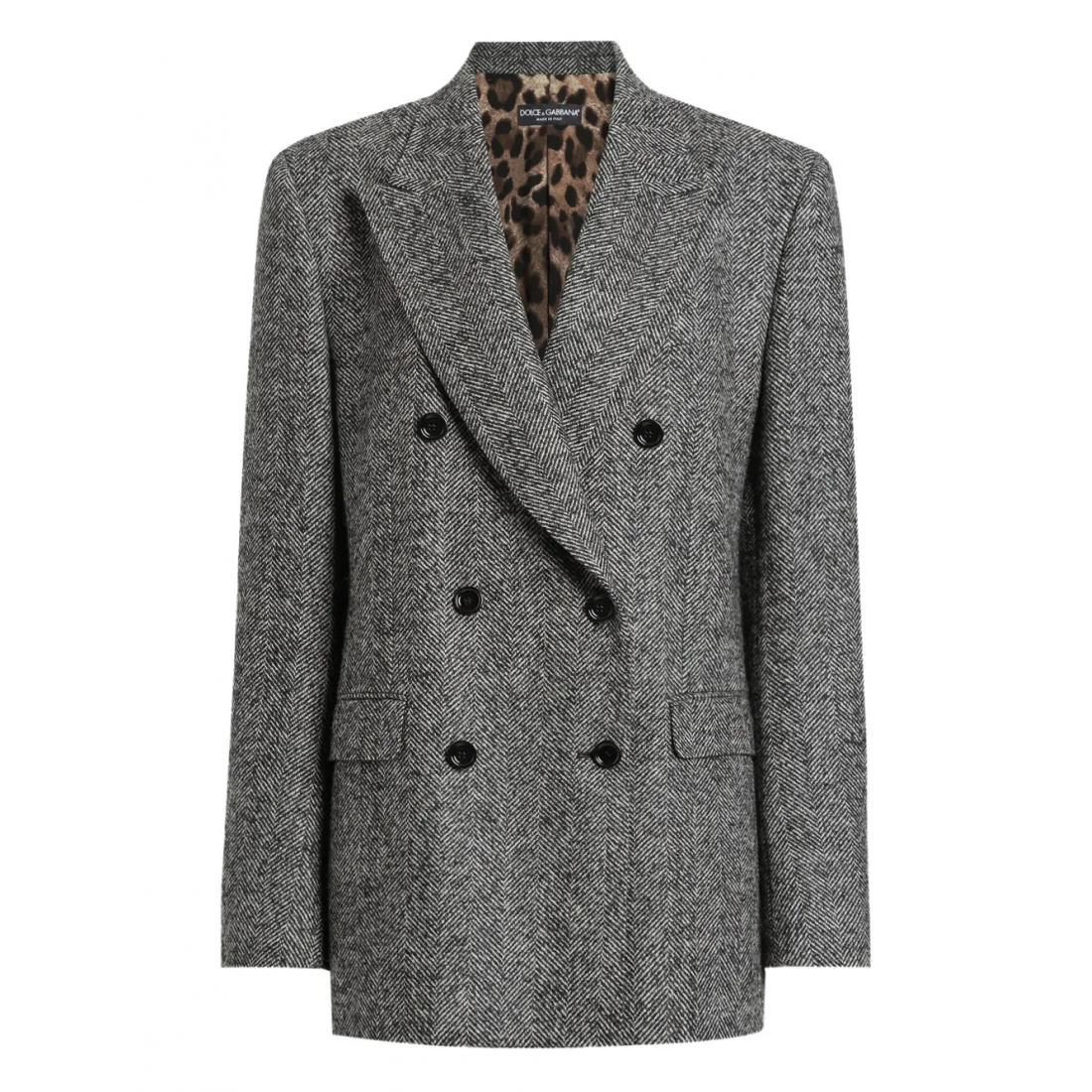 Veste 'Herringbone Double-Breasted' pour Femmes