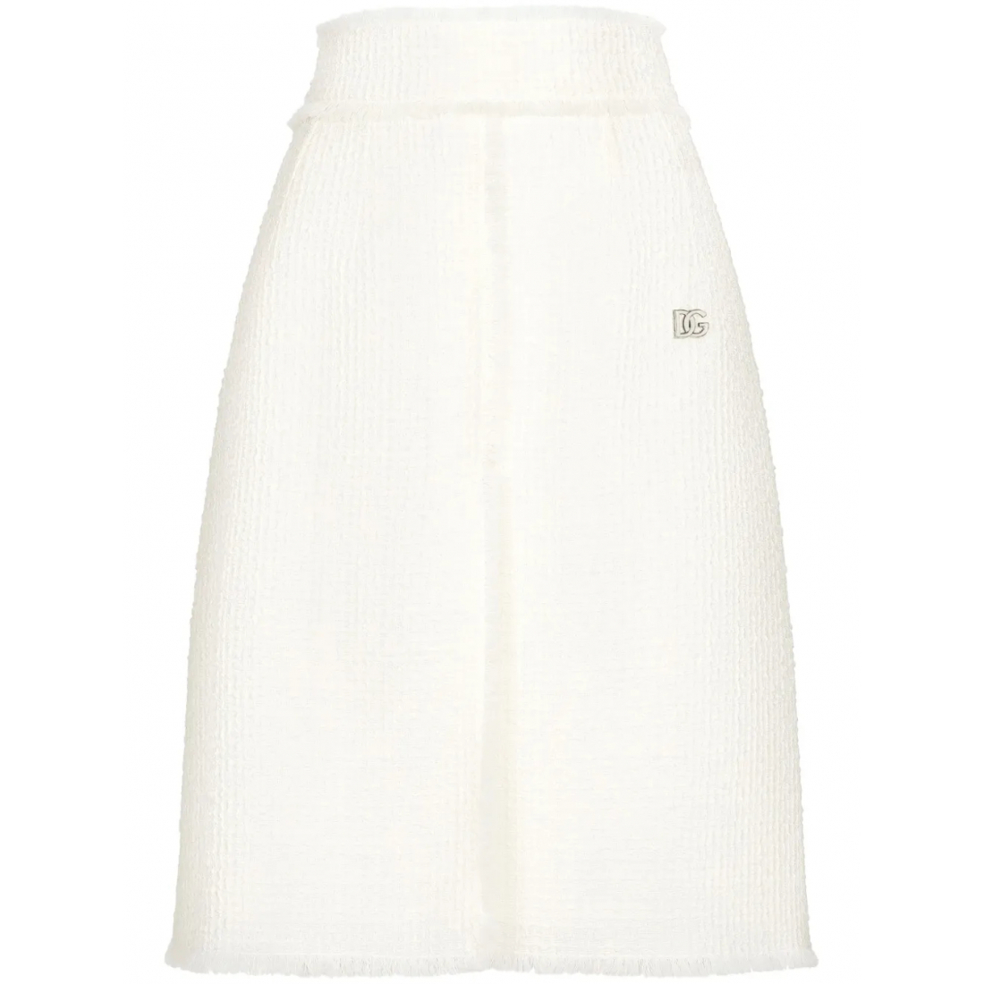 Women's 'High-Waist Tweed' Midi Skirt