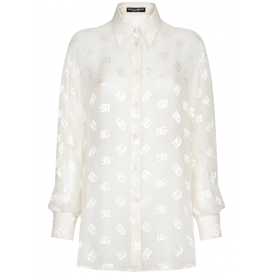 Chemise 'Monogram-Jacquard Semi-Sheered' pour Femmes